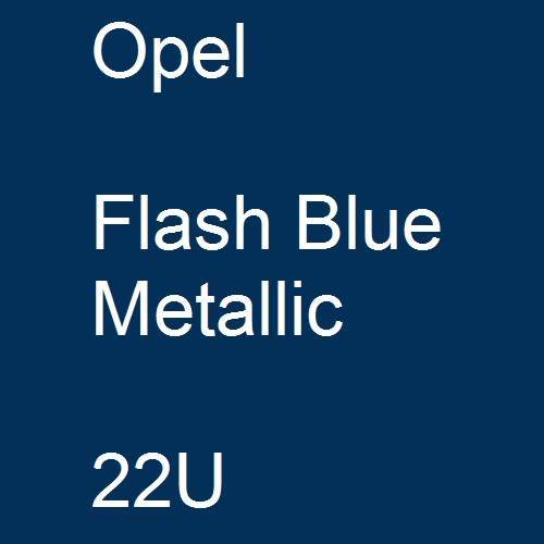 Opel, Flash Blue Metallic, 22U.